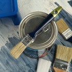 Кисть плоская ТУНДРА, натуральная щетина, пластиковая рукоятка, 1", 25 мм - Фото 6