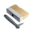 Кисть-макловица ТУНДРА, натуральная щетина, пластиковая рукоятка, 40×140 мм - Фото 6