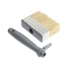 Кисть-макловица ТУНДРА, натуральная щетина, пластиковая рукоятка, 30×100 мм - Фото 6