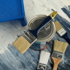 Кисть плоская ТУНДРА, натуральная щетина, пластиковая рукоятка, 2", 50 мм - Фото 6