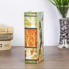 Сейф-книга дерево шёлк "Цветная сова" 17х11х5 см - Фото 4