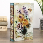 Сейф-книга шёлк "Нежные цветы с пчелами" 21х13х5 см - Фото 1
