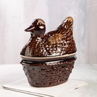 Горшок духовой "Утка", большая, керамика, 3 л - Фото 2