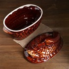 Горшок духовой "Лебедь", керамика, 3 л - Фото 5