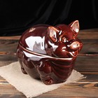 Горшок духовой "Поросенок" 2 л - Фото 1