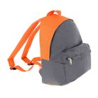 Рюкзак молодёжный на молнии, 1 отдел, 1 наружный карман, серый/оранжевый - Фото 2