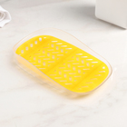 Подставка для моющего средства и губки Teo, цвет желтый - Фото 1