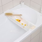 Полка на ванну Toys, 57-89 см, цвет снежно-белый - фото 317868633