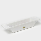 Полка на ванну Toys, 57-89 см, цвет снежно-белый - Фото 6