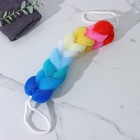 Мочалка для тела Доляна «Радуга», 70 г - Фото 3