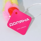 Мочалка для тела Доляна «Радуга», 30 г - Фото 3