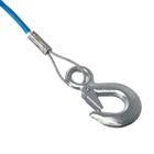 Трос буксировочный TORSO, металлический в ПВХ оплётке, 4 м, 3 тонны, 2 крюка - Фото 5