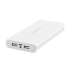 Внешний аккумулятор LuazON PB-10, 10200 мАч, 2 USB, 1 A, индикатор зарядки и фонарик, МИКС - Фото 2