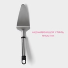 Лопатка кулинарная Доляна «Помощник», 26 см, серебристая - Фото 2