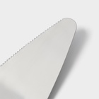 Лопатка кулинарная Доляна «Помощник», 26 см, серебристая - Фото 3