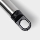 Лопатка кулинарная Доляна «Помощник», 26 см, серебристая - Фото 4