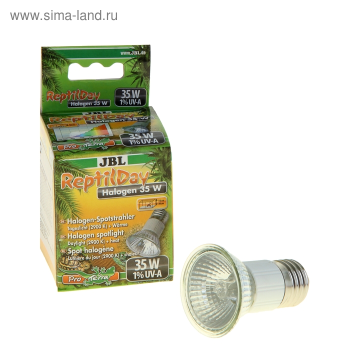Лампа для террариума галогеновая, JBL ReptilDay Halogen, 35 ватт - Фото 1