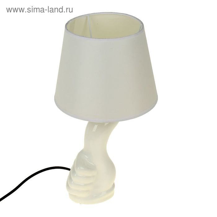 Светильник керамика "Класс" белый, 19х19х34 см - Фото 1