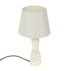 Светильник керамика "Класс" белый, 19х19х34 см - Фото 3