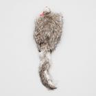 Мышь, 7.5 см, натуральный мех, тёмно-серая - Фото 3