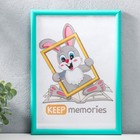 Фоторамка пластик 21х30 см бирюзовый (102) - Фото 1