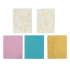 Набор для творчества трафареты 2 вида + фольга 3 листа "Цветочные бутоны"16х11 см - Фото 2