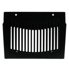 Лоток для бумаг Стамм, А4, настенный, пластиковый, 1 отделение, чёрный, 26×10×34 см - Фото 6