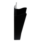 Лоток для бумаг Стамм, А4, настенный, пластиковый, 1 отделение, чёрный, 26×10×34 см 1147653 - фото 7479547