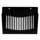 Лоток для бумаг Стамм, А4, настенный, пластиковый, 1 отделение, чёрный, 26×10×34 см 1147653 - фото 7479548