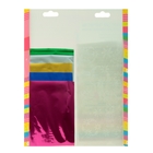 Набор для творчества трафареты 3 вида + фольга 5 листов "Цветы в горшке" 26х10,5 см - Фото 3