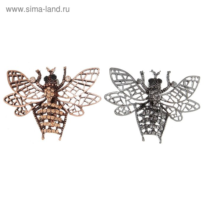 Брошь "Пчела", цвет МИКС - Фото 1