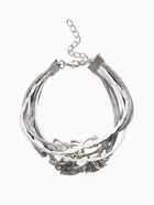 Браслет кожа «Магия знаков» совушки, 5 нитей, бело-серый, L=20 см - Фото 3