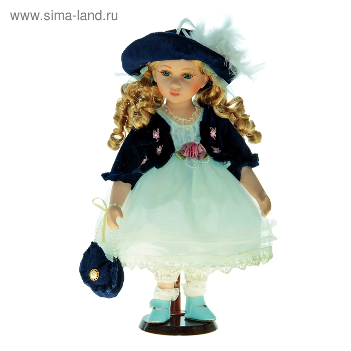 Кукла коллекционная "Ника в полушубке" 40 см - Фото 1