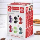 Чайник заварочный френч - пресс Доляна «Оливер», 350 мл, стекло, цвет оранжевый - Фото 6