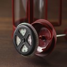 Чайник заварочный френч - пресс Доляна «Классика», 350 мл, стекло, цвет коричневый - Фото 2