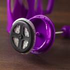 Чайник заварочный френч - пресс Доляна «Оливер», 350 мл, стекло, цвет фиолетовый - Фото 2