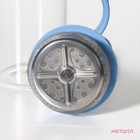 Чайник заварочный френч - пресс Доляна «Гарсон», 350 мл, стекло, цвет голубой - Фото 2