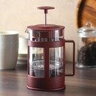 Френч-пресс стеклянный Доляна «Классика», 800 мл, цвет коричневый - Фото 1