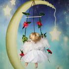 Кукла коллекционная "Маленькая Софи на качеле" 38 см - Фото 4