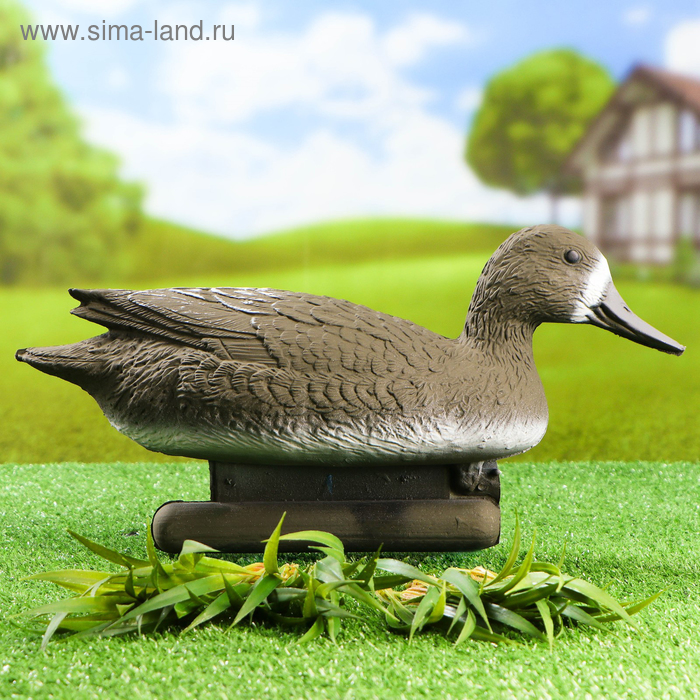 Фигура подсадная "Шилохвость" утка 40*15*18 см - Фото 1