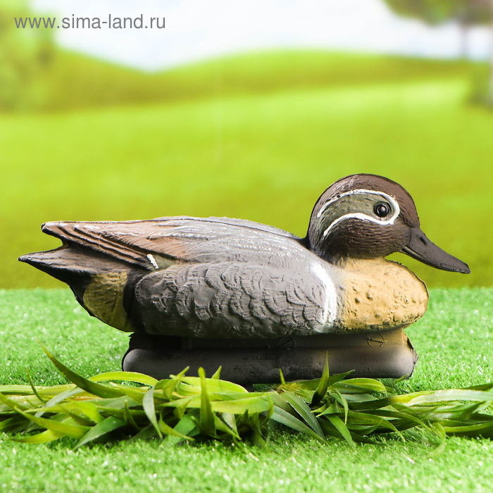 Фигура подсадная "Чирок-свистунок" селезень, 26 х 11 х 11 см - Фото 1
