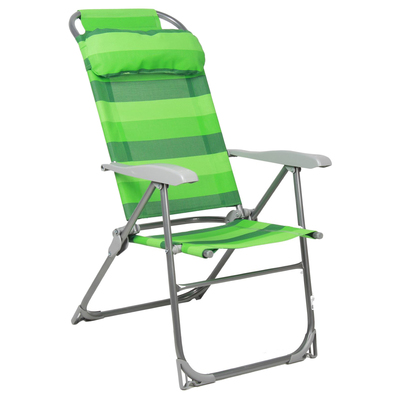 Кресло-шезлонг складное К2, 75 x 59 x 109 см, цвет зелёный