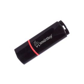 Флешка Smartbuy Crown Black, 8 Гб, USB2.0, чт до 25 Мб/с, зап до 15 Мб/с, чёрная