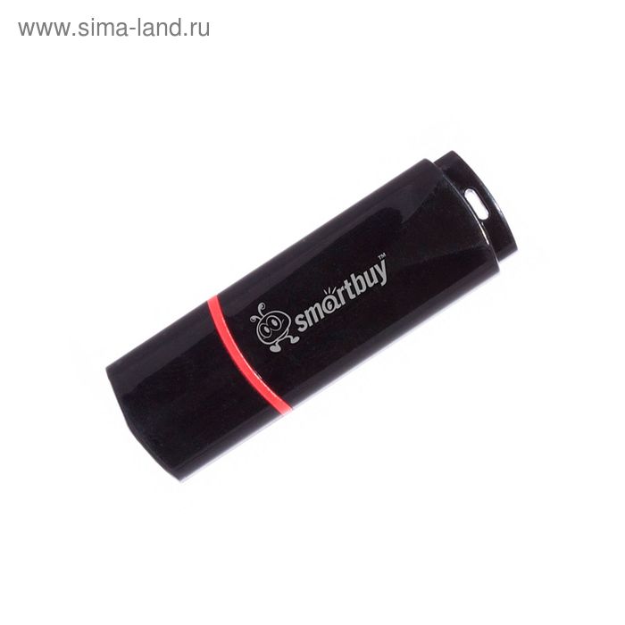 Флешка Smartbuy Crown Black, 8 Гб, USB2.0, чт до 25 Мб/с, зап до 15 Мб/с, чёрная