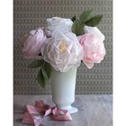 Бумага для упаковок и поделок, Cartotecnica Rossi, гофрированная, светлая, розовая, однотонная, двусторонняя, рулон 1шт., 0,5 х 2,5 м - Фото 4