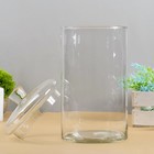 Ваза «Падерборн», с крышкой, 14.5×30 см, h=25 см (без крышки), прозрачная - Фото 2