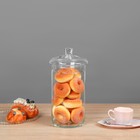 Ваза «Падерборн», с крышкой, 14.5×30 см, h=25 см (без крышки), прозрачная - Фото 3