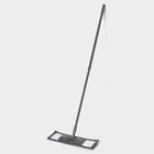 Швабра для мытья пола плоская Доляна, насадка из микрофибры 43×14 см, телескопическая ручка 80(120) см - Фото 3