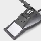 Швабра для мытья пола плоская Доляна, насадка из микрофибры 43×14 см, телескопическая ручка 80(120) см - Фото 8