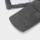 Швабра для мытья пола плоская Доляна, насадка из микрофибры 43×14 см, телескопическая ручка 80(120) см - Фото 9